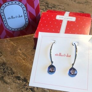 stella & dot ARC drop earrings